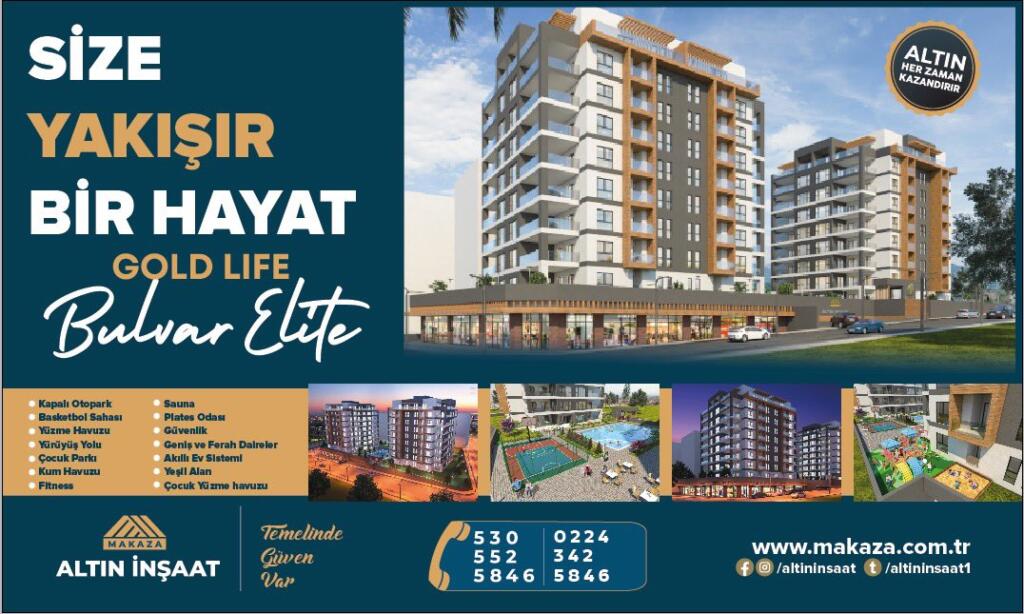MAKAZA ALTIN İNŞAAT’TAN YENİ PROJE : GOLD LIFE BULVAR ELITE